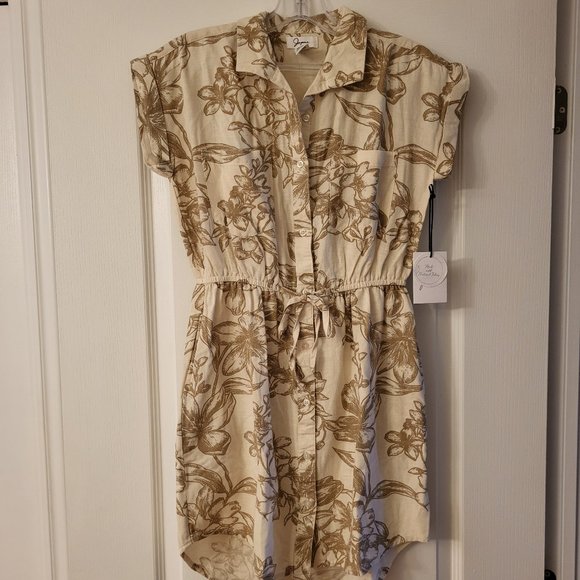 SHORT SHIRT DRESS - Picture 1 of 2